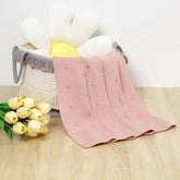 Couverture bébé coton rose doux DreamWrap