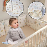 Tour de lit bébé en coton doux unisexe Douceur Cocon