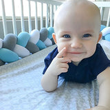 Barrière douce pour lit bébé en velours L'Éveil des Étoiles