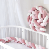 Tresse de lit bébé blanche Tresse des Anges en coton doux