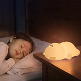 Veilleuse LED en forme de nounours pour aider bébé à s’endormir
