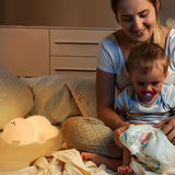 Veilleuse nounours portable et souple, adaptée dès la naissance