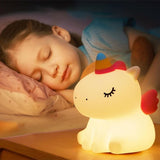 Veilleuse LED licorne pour un sommeil apaisé et sécurisé