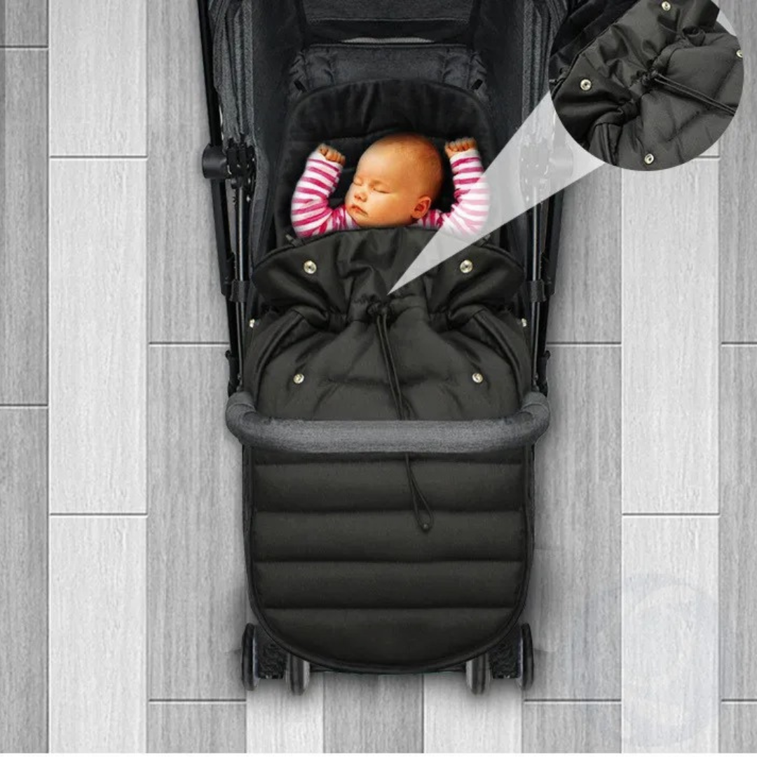 Chancelière en coton doux et tissu imperméable pour poussette