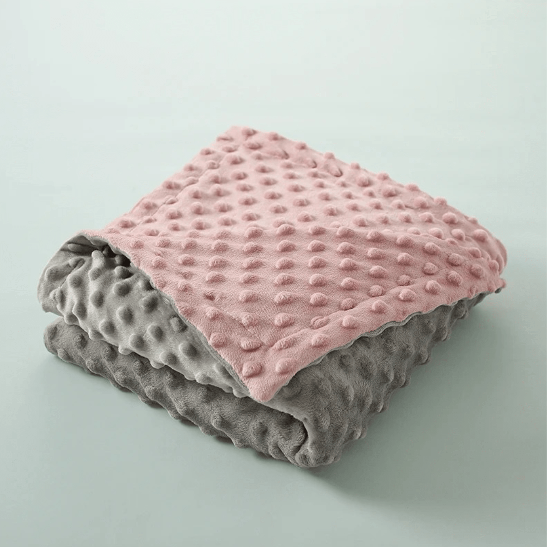couverture polaire pour bébé utilisable en poussette