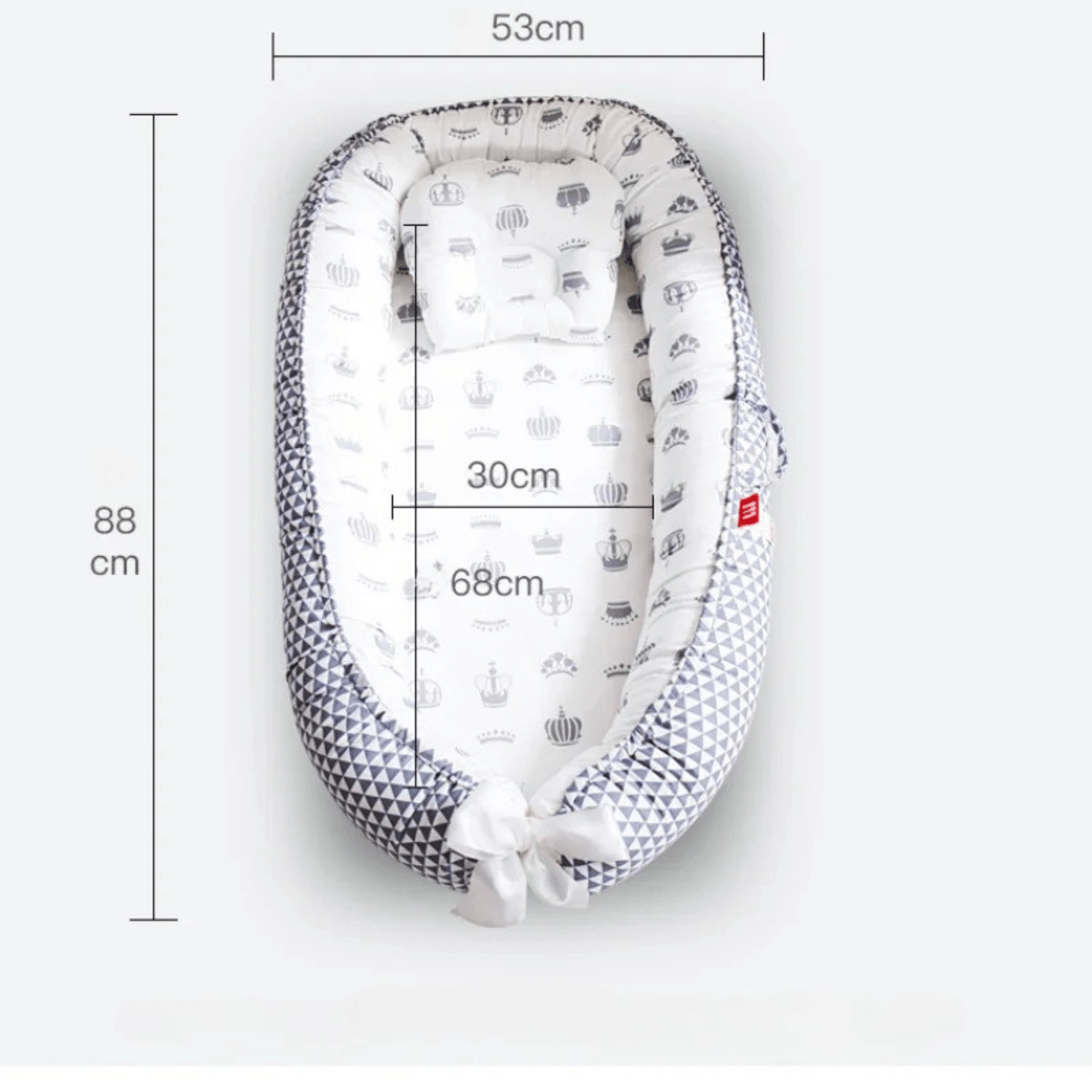 Cocon bébé ergonomique rose, idéal dès la naissance pour un confort absolu
