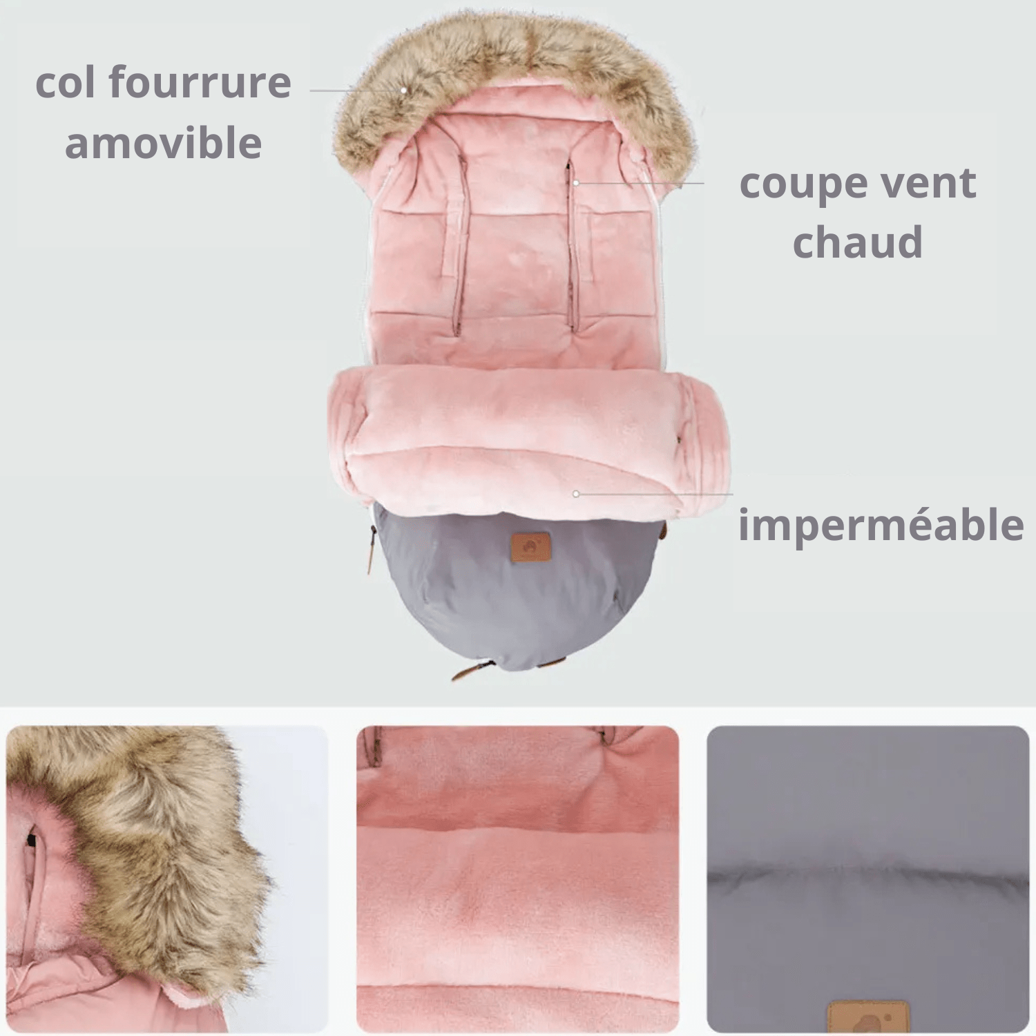Nid d’ange polaire chaud pour nouveau-né