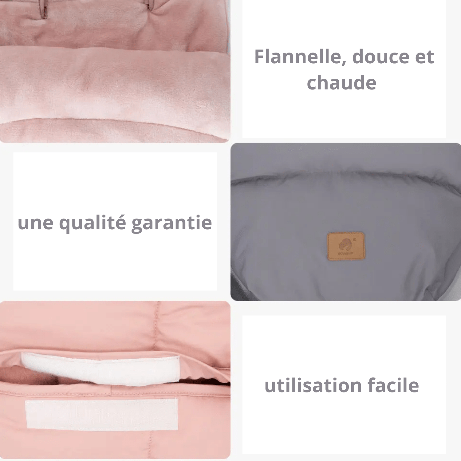 Chancelière chaude pour bébé dès la naissance