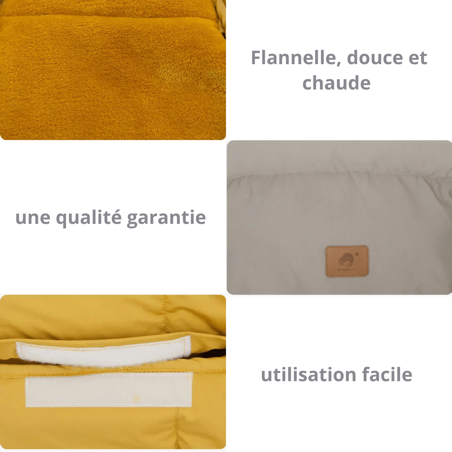 Chancelière hiver bébé confortable - Lueur d'Étoile