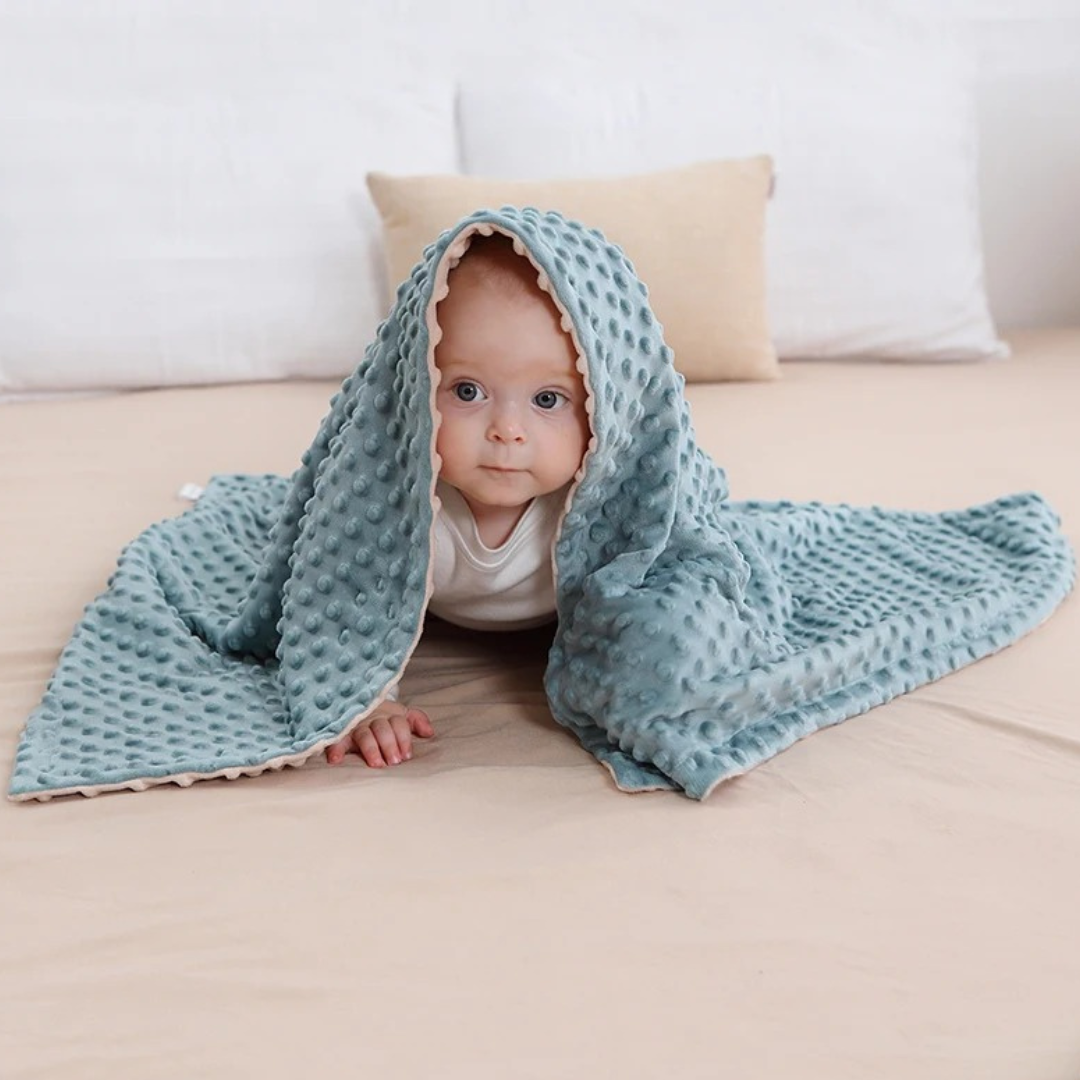 plaid cocon de tendresse pour bébé couverture douce Émotion