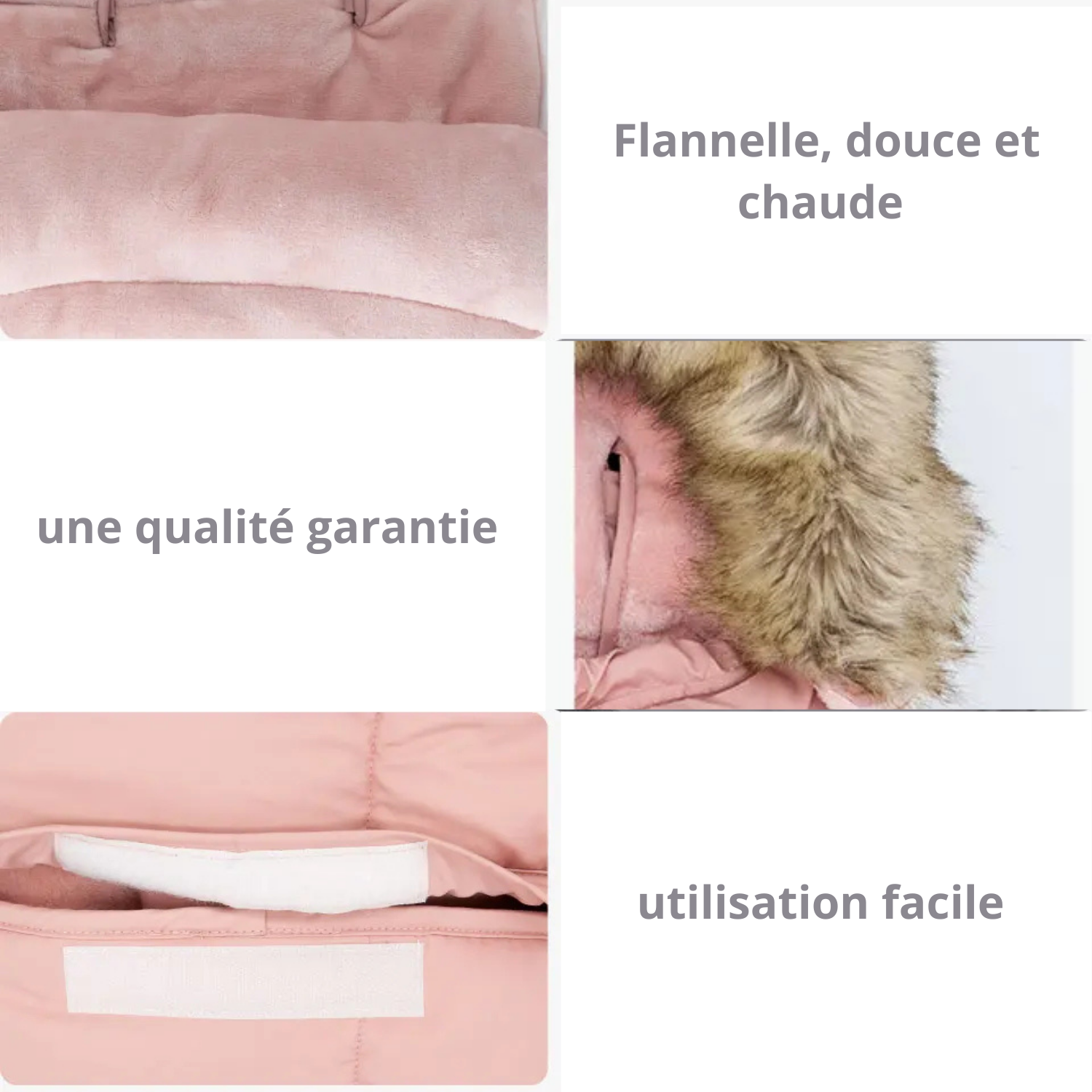 bébé protégé en sortie avec la chancelière