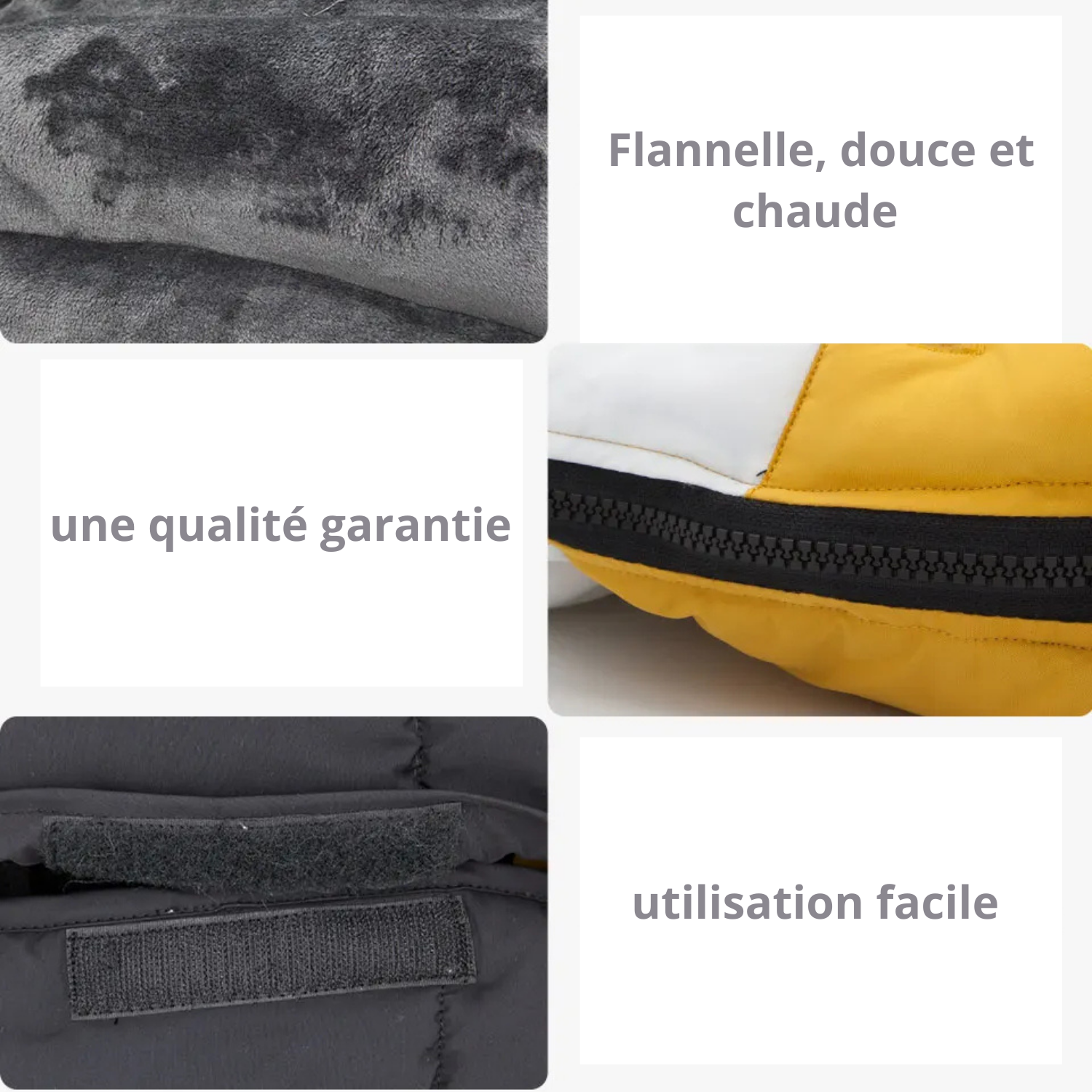 Chancelière cocon tout doux pour bébé, posée dans une chambre