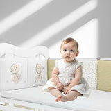 Cocon de sécurité pour bébé en coton respirant motif étoile