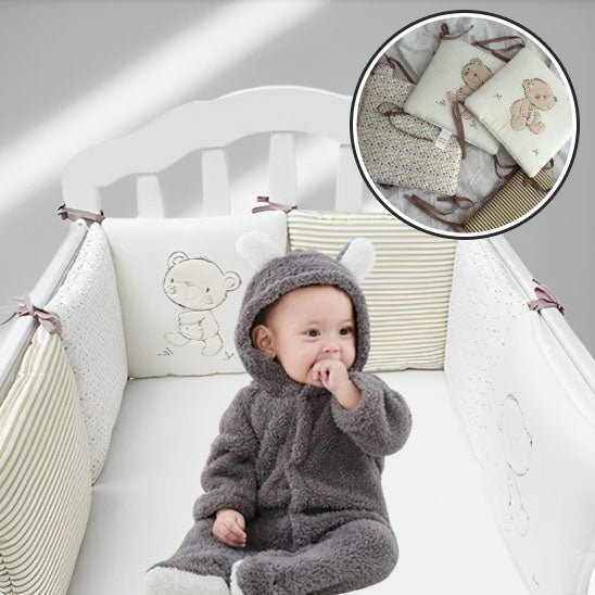 Tour de lit bébé adapté aux lits standards et berceaux