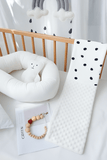 Tour de lit bébé anti-choc en coton doux et respirant