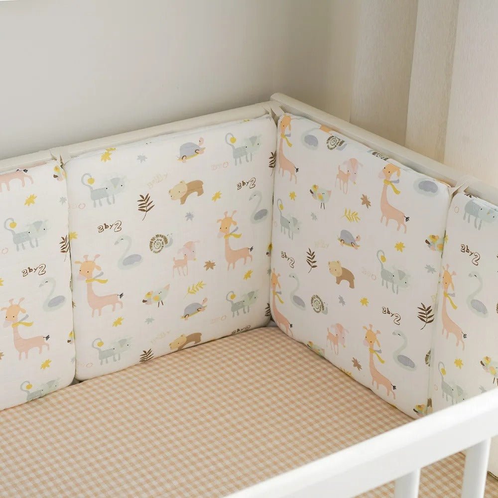 Tour de lit bébé blanc pour un confort et une sécurité maximale