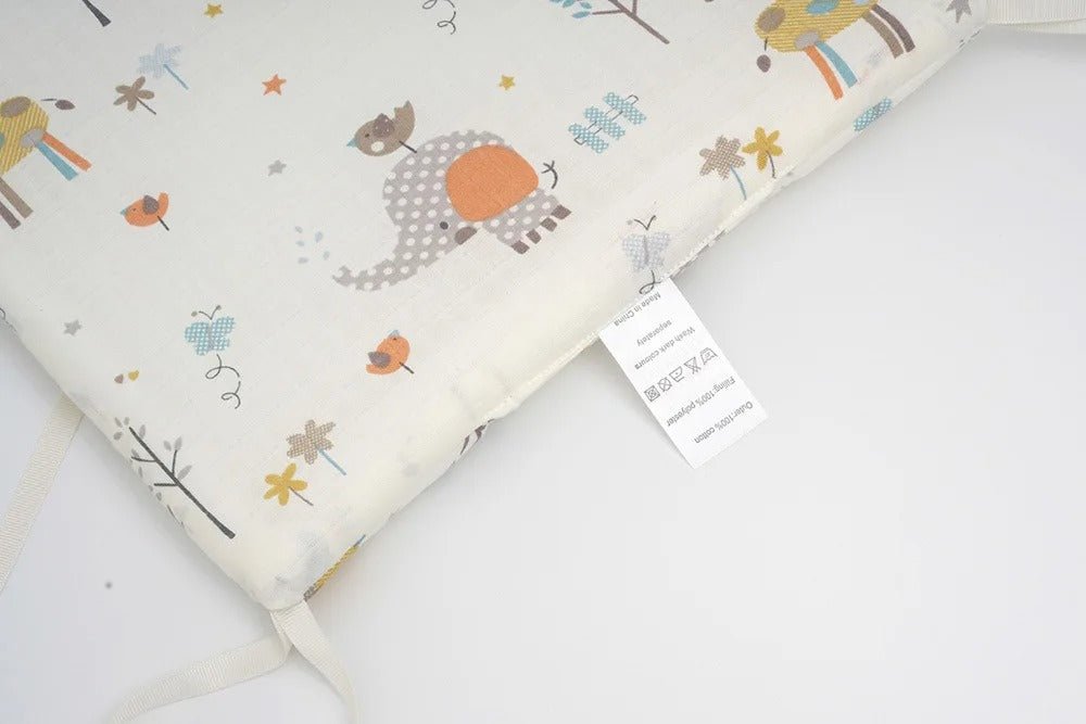 Protection lit bébé en coton hypoallergénique confortable