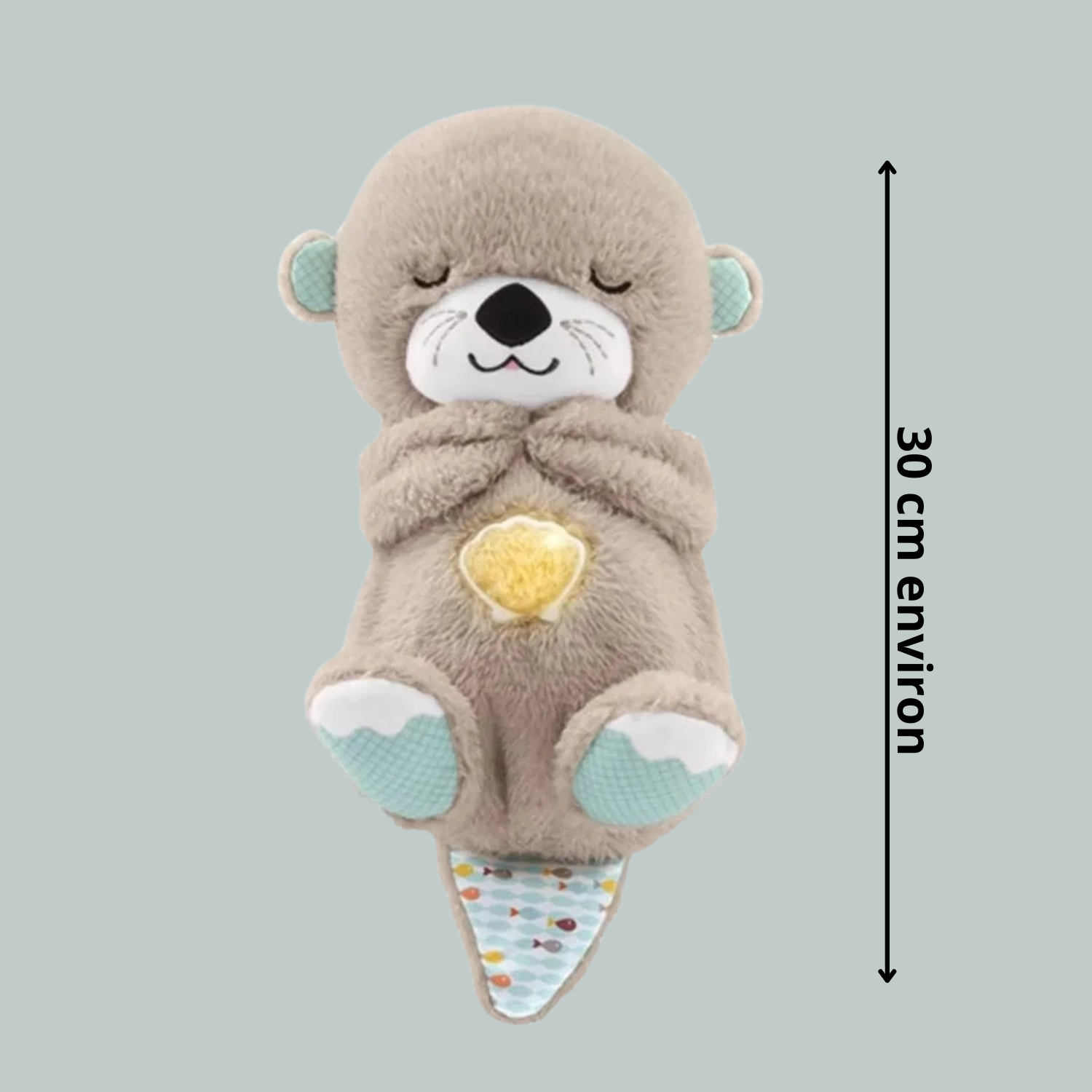 Veilleuse bébé doudou loutre câlin rassurant