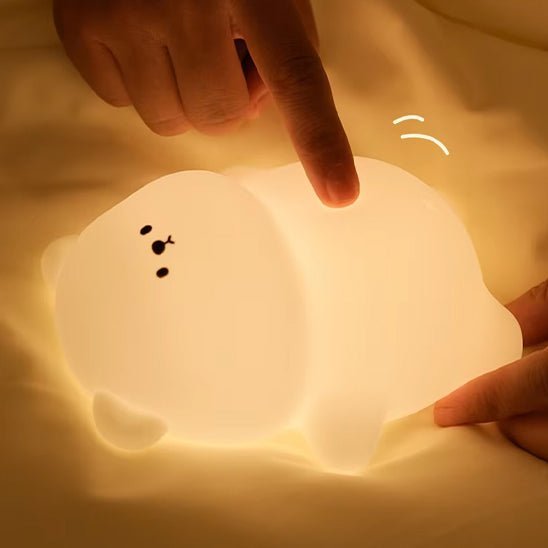 Idée cadeau naissance : veilleuse nounours rassurante pour bébé