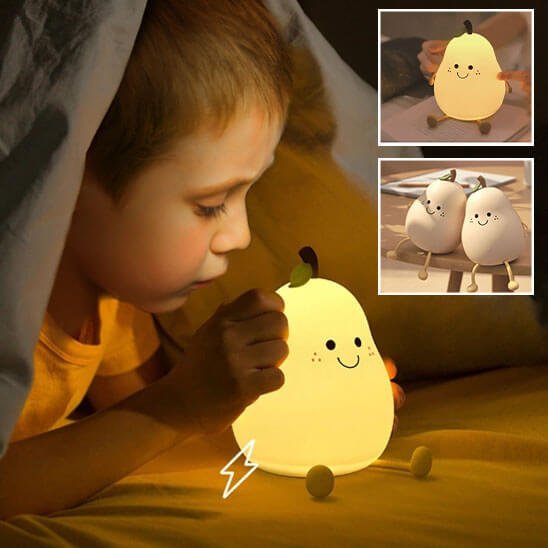 Veilleuse poire tactile pour chambre bébé